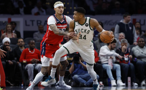 字母哥23投20中砍42+13+8 普尔30分 雄鹿142-129击败奇才迎5连胜 字母哥23投20中砍42+13+8 普尔30分 雄鹿142-129击败奇才迎5连胜