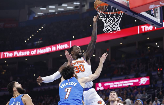 亚历山大36分霍姆格伦22+5 雷霆129-120击退尼克斯 亚历山大36分霍姆格伦22+5 雷霆129-120击退尼克斯