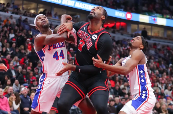 庄神15+23恩比德缺阵 德罗赞24分公牛105-92胜76人 庄神15+23恩比德缺阵 德罗赞24分公牛105-92胜76人