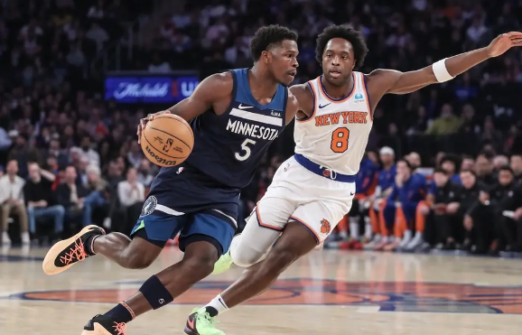 兰德尔39+9 爱德华兹35分 唐斯29分 尼克斯112-106力擒森林狼止3连败 兰德尔39+9 爱德华兹35分 唐斯29分 尼克斯112-106力擒森林狼止3连败