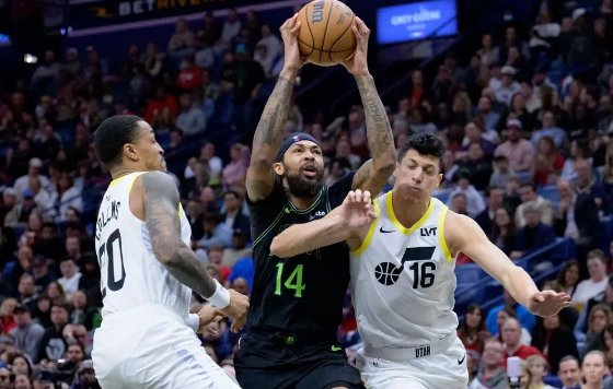 麦科勒姆33+5锡安17分 马尔卡宁11分爵士124-153不敌鹈鹕 麦科勒姆33+5锡安17分 马尔卡宁11分爵士124-153不敌鹈鹕