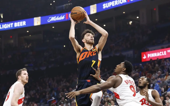 SGA23+9+14 霍姆格伦22+5 雷霆5人20+双加时135-127逆转猛龙 SGA23+9+14 霍姆格伦22+5 雷霆5人20+双加时135-127逆转猛龙