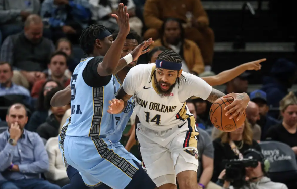 三巨头合计43中15砍41分 JJJ22+6 鹈鹕96-87送灰熊9连败 三巨头合计43中15砍41分 JJJ22+6 鹈鹕96-87送灰熊9连败