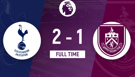 英超-热刺2-1逆转战胜伯恩利 波罗破门范德文建功