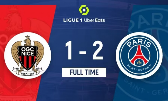 法甲-巴尔科拉传射+中柱巴德直红 巴黎2-1尼斯取近5场首胜