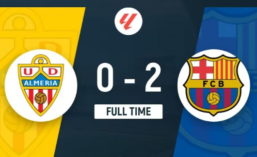 西甲-巴萨2-0阿尔梅里亚两连胜 下轮取胜将获西超杯资格 西甲-巴萨2-0阿尔梅里亚两连胜 下轮取胜将获西超杯资格