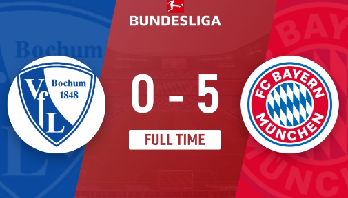 德甲-波鸿主场0-5惨负拜仁,穆夏拉传射,萨内、科曼破门 德甲-波鸿主场0-5惨负拜仁,穆夏拉传射,萨内、科曼破门