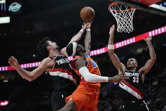 亚历山大30+7+6 杰伦-威廉姆斯22分 雷霆大胜开拓者开赛5连胜 亚历山大30+7+6 杰伦-威廉姆斯22分 雷霆大胜开拓者开赛5连胜