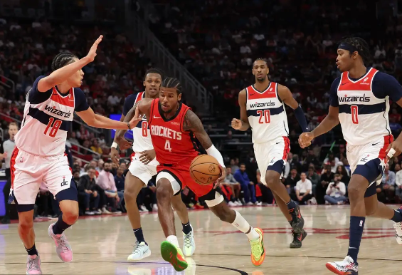 申京27+17&末节13分 杰伦-格林18分 普尔8失误 火箭轻取奇才