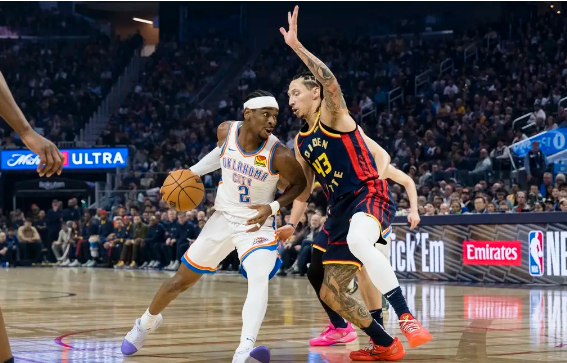 亚历山大35+9+5 杰威伤退 库里因伤缺阵 雷霆力克勇士