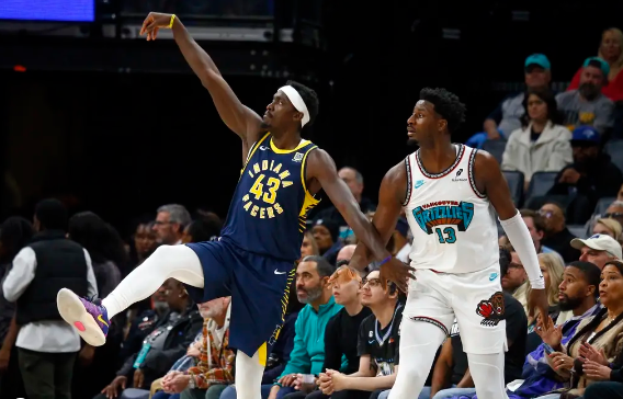 莫兰特19+8 JJJ25+8 哈利10中3 灰熊19分大逆转步行者取6连胜 莫兰特19+8 JJJ25+8 哈利10中3 灰熊19分大逆转步行者取6连胜