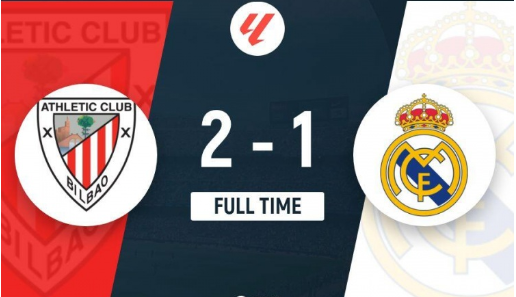 西甲-皇马1-2毕巴少赛1场距巴萨4分 姆巴佩失点