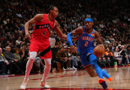 亚历山大30+5 杰威20+7 巴恩斯12+12+8 雷霆大胜猛龙 亚历山大30+5 杰威20+7 巴恩斯12+12+8 雷霆大胜猛龙