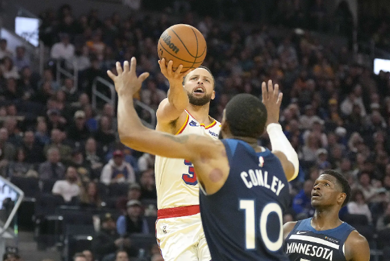 库里30+8 希尔德27分 爱德华兹27+5+6 &6失误 勇士复仇森林狼