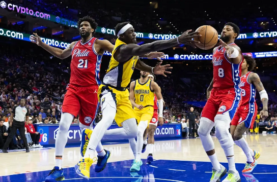 哈利伯顿32+11 恩比德伤退12+5 西卡23+8 步行者击败76人 哈利伯顿32+11 恩比德伤退12+5 西卡23+8 步行者击败76人