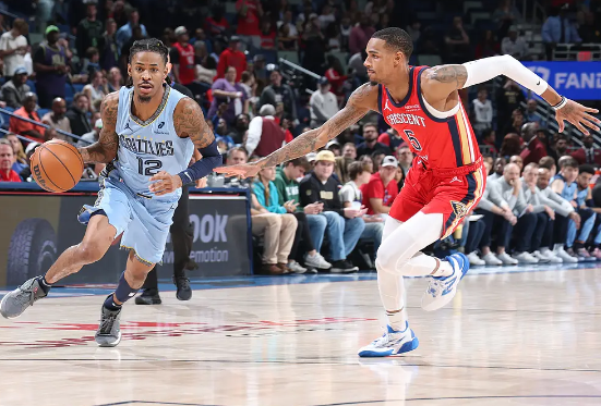 莫兰特25+7 杰克逊33分 墨菲35分 灰熊轻取鹈鹕 莫兰特25+7 杰克逊33分 墨菲35分 灰熊轻取鹈鹕