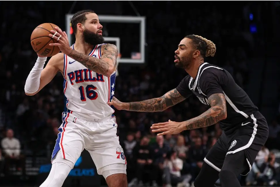 恩比德三节打卡&28+12+6 拉塞尔再伤退&5分4助 76人大胜篮网 恩比德三节打卡&28+12+6 拉塞尔再伤退&5分4助 76人大胜篮网