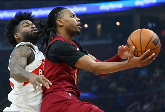 加兰40+9 米切尔轮休 巴恩斯24+10+8 骑士逆转猛龙豪取12连胜