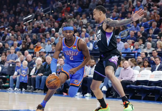 亚历山大生涯新高54分 杰伦威25分 雷霆力克爵士主场13连胜 亚历山大生涯新高54分 杰伦威25分 雷霆力克爵士主场13连胜