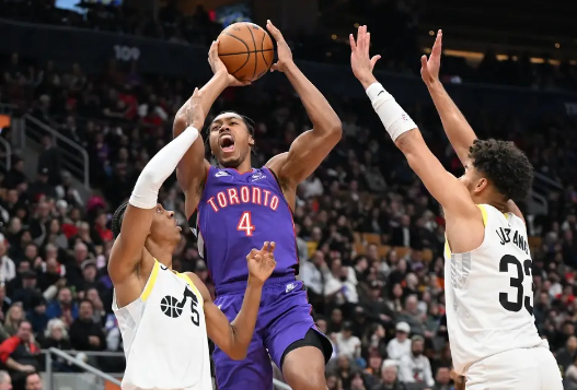 奎克利34+5+5 巴恩斯22+12+6 凯斯勒18+25+8帽 猛龙击退爵士 奎克利34+5+5 巴恩斯22+12+6 凯斯勒18+25+8帽 猛龙击退爵士