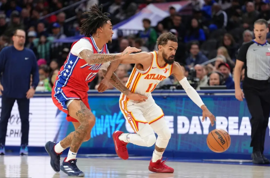 特雷-杨36+11 勒韦尔31分 巴格利20+10 老鹰击败76人 特雷-杨36+11 勒韦尔31分 巴格利20+10 老鹰击败76人